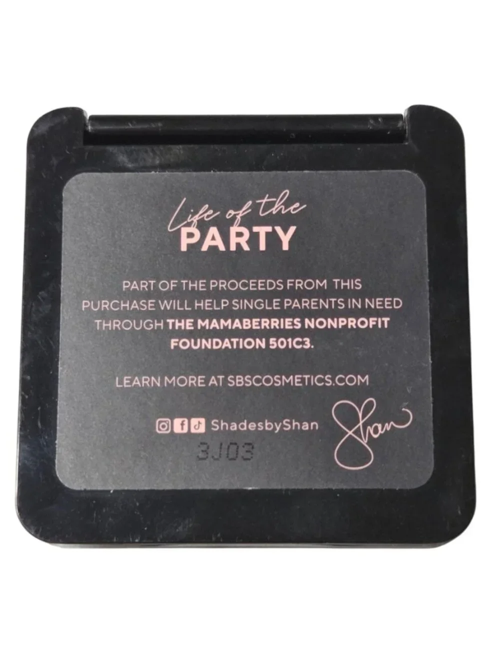 Life Of The Party Eyeshadow Palette Vol 1 Shades By Shan Neutral Shimmer Shades